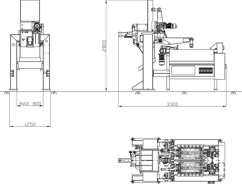 4 prints cutter machine